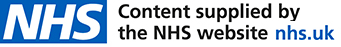 Content supplied by the NHS website
